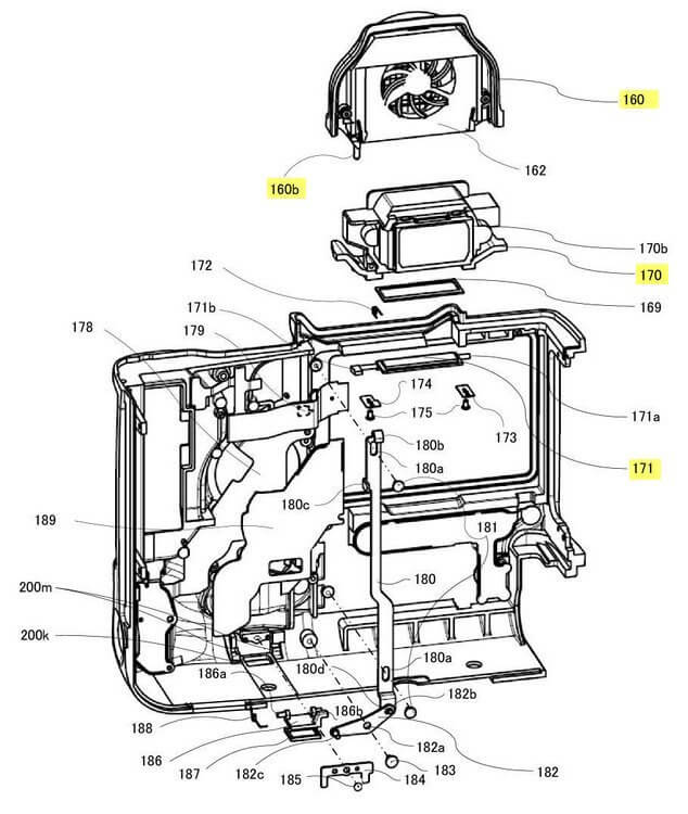 佳能的专利展示了通过取景器给1D X系列单反散热的可拆卸风扇