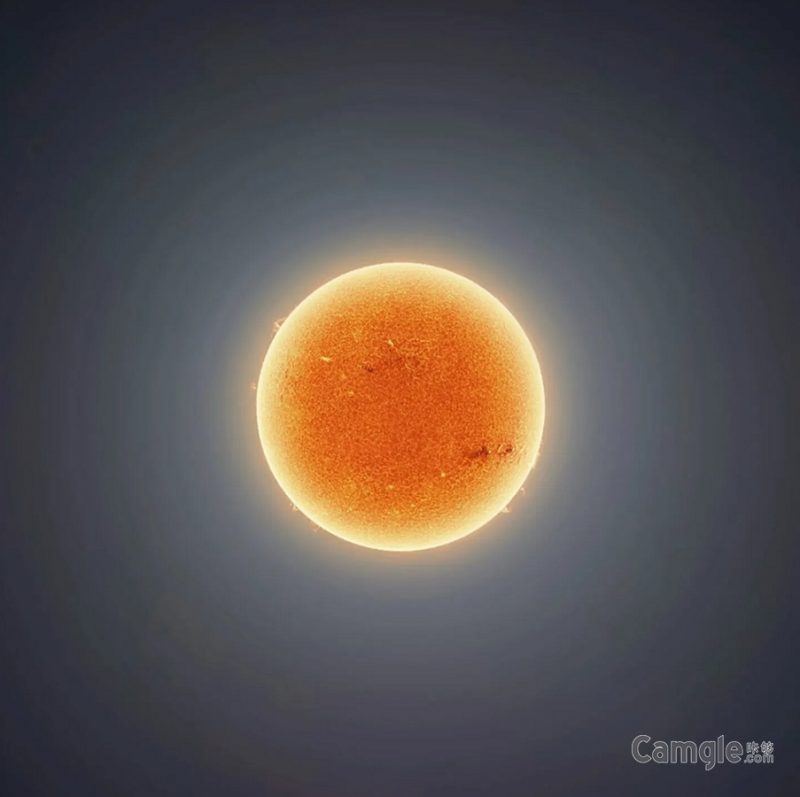 这张由15万张照片合成的“火焰的融合”揭示了太阳纹理的细节！