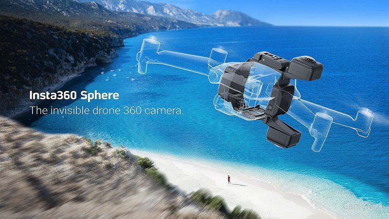 Insta360 Sphere外挂式无人机全景相机亮相！