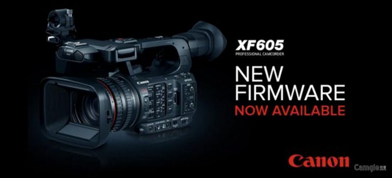 佳能发布XF605摄像机1.0.1.1版本升级固件