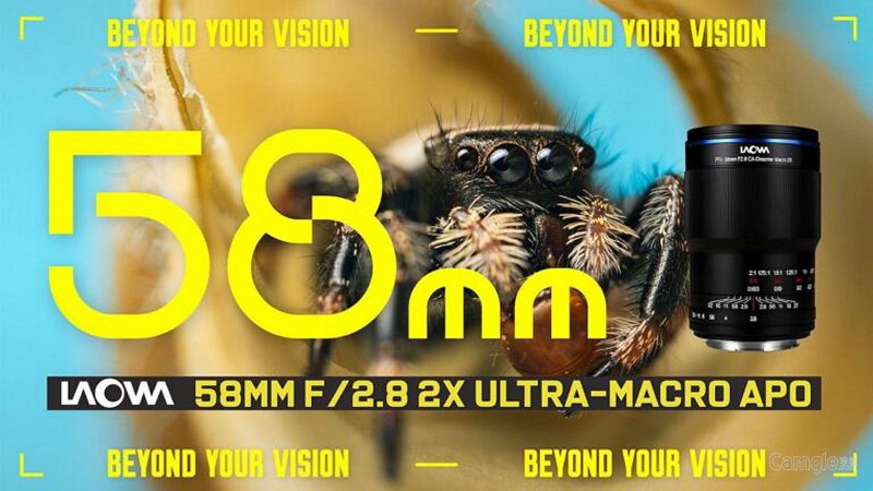 长庚光学发布老蛙58mm F2.8 2X Ultra Macro APO镜头