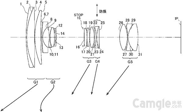 腾龙13-200mm f/3.5-6.3 VC 专利公布
