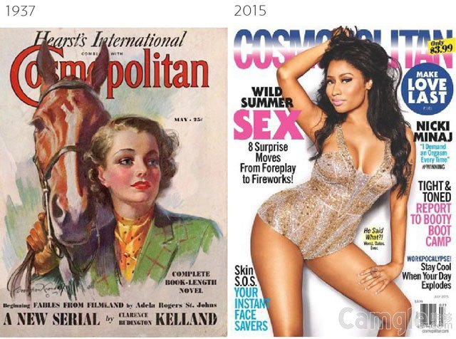过去100年间知名杂志封面变化看人像摄影