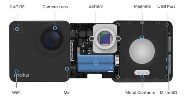 世界上最小的4k相机：MOKACAM