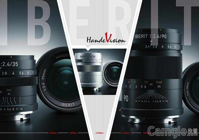 Handevision 发布五款 f/2.4 光圈定焦镜头