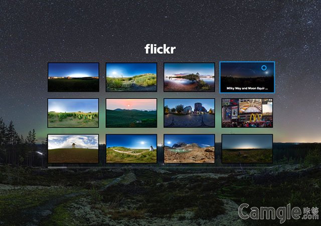 Flickr 为三星 VR 设备度身打造360°照片浏览App