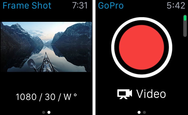 GoPro 新应用将苹果手表变为远程控制器