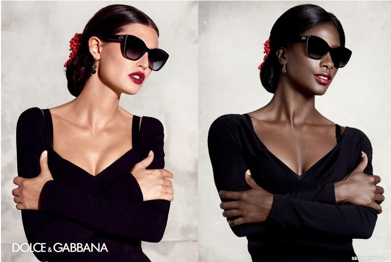 看黑人模特也能一样驾驭高级时装品牌，成为广告封面宠儿！