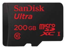 闪迪发布全球最高容量 200GB MicroSD 卡