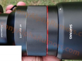 三阳AF 85mm f/1.4 FE镜头外观照曝光