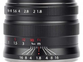 国产星曜发布55mm f/1.8全画幅手动对焦镜头