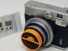 这款3D打印附件可在富士Instax Mini 90相机拍摄双重曝光