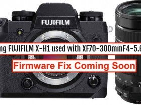 富士X-H1相机搭载XF 70-300mm F4-5.6 R LM OIS WR镜头时防抖系统无法正常工作
