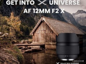 三阳发布适用于富士X卡口的AF 12mm F2 X镜头