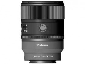 永诺即将发布YN 20mm F1.8S DF DSM镜头