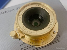 即将发布适用于徕卡M卡口的铭匠光学28mm F5.6金色版镜头